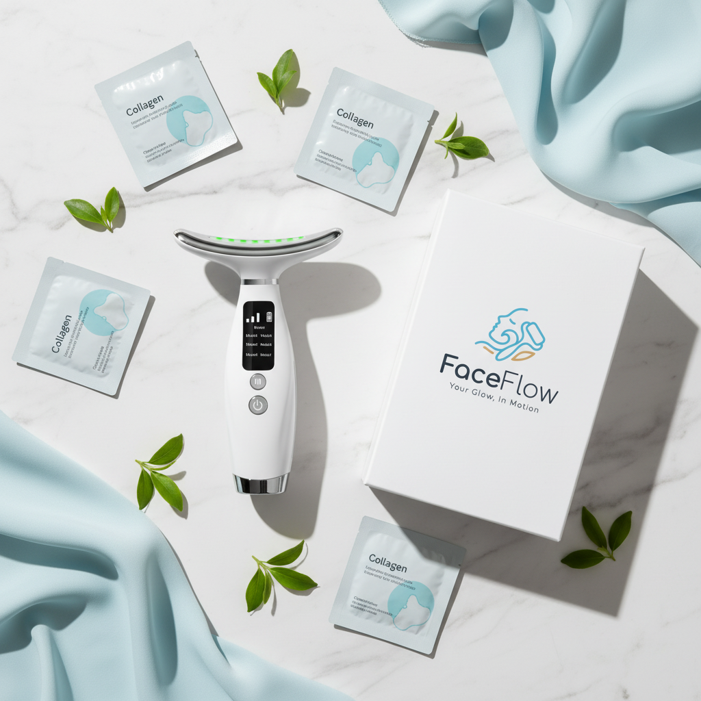 FaceFlow Flat Lay